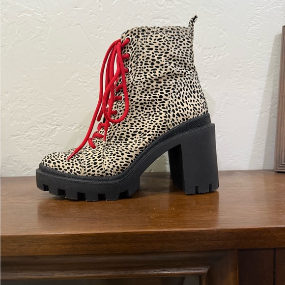 Leopard platform boots - Picture 2 of 7